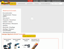 Tablet Screenshot of bianucci-materiaux.com